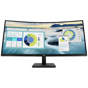 HP P34hc G4 LED-monitor Energielabel G (A - G) 86.4 cm (34 inch) 3440 x 1440 Pixel 21:9 5 ms USB-C, USB 3.2 Gen 1, USB-B, DisplayPort, HDMI, Audio-Line-out VA