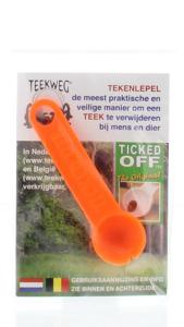 Teekweg Ticked off tekenlepel oranje