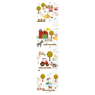 Designed4Kids groeimeter op de boerderij Designed4Kids groeimeter op de boerderij