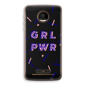 GRL PWR: Motorola Moto Z Force Transparant Hoesje