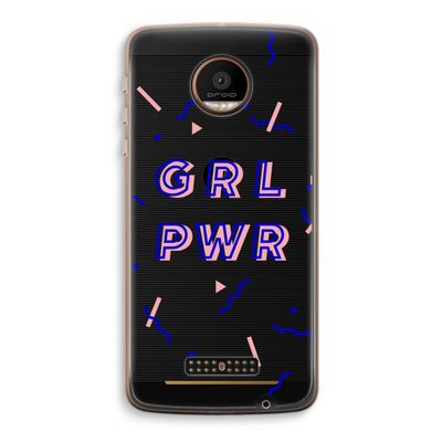 GRL PWR: Motorola Moto Z Force Transparant Hoesje