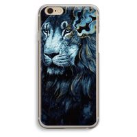 Darkness Lion: iPhone 6 / 6S Transparant Hoesje Darkness Lion: iPhone 6 / 6S Transparant Hoesje