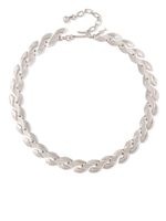 Susan Caplan Vintage collier Trifari à effet tressé (années 1970) - Argent