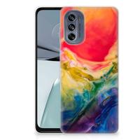 Smartphone hoesje Motorola Moto G62 5G Watercolor Dark