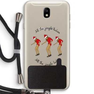 Jingle Ladies: Samsung Galaxy J7 (2017) Transparant Hoesje met koord