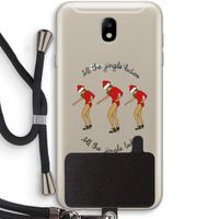 Jingle Ladies: Samsung Galaxy J7 (2017) Transparant Hoesje met koord
