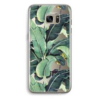 Bananenbladeren: Samsung Galaxy S7 Edge Transparant Hoesje Bananenbladeren: Samsung Galaxy S7 Edge Transparant Hoesje