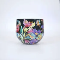 Pot midnight bloom d24h21cm