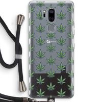 Weed: LG G7 Thinq Transparant Hoesje met koord