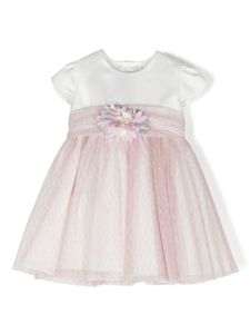 AMAYA robe à appliqués fleur - Rose