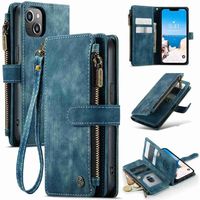 Caseme - iPhone 14 - Portemonnee hoes - Blauw