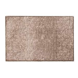 Mat Soft & Deco Velvet - beige - 67x100 cm - Leen Bakker