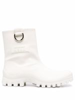 MSGM bottines à bout rond - Blanc