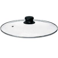 Universele pannendeksel voor pannen van D30cm - glas - stoomgaatje - D30 x H6 cm