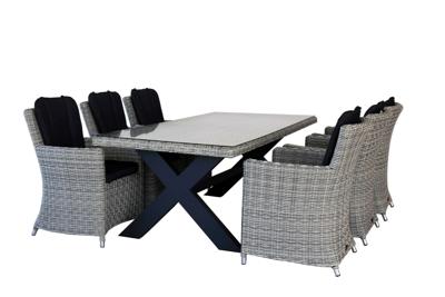 Diningset San Vito Lazio Grey - Oosterik home