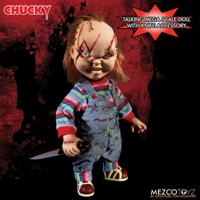 Bride Of Chucky: Mega Scale Talking Scarred Chucky 15 Inch Action Figure