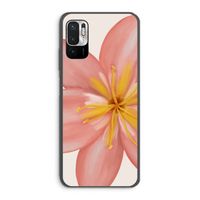 Pink Ellila Flower: Xiaomi Redmi Note 10 5G Transparant Hoesje