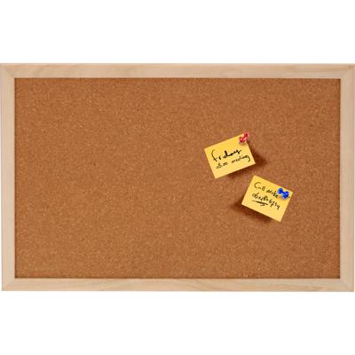 Prikbord - 30 x 45 cm - kurk - memobord - houten frame