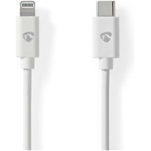 Lightning Kabel | USB 2.0 | Apple Lightning 8-Pins | USB-C© Male | 480 Mbps | Vernikkeld | 2.00 m