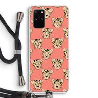 Tijger: Samsung Galaxy S20 Plus Transparant Hoesje met koord