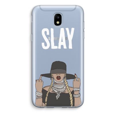 Slay All Day: Samsung Galaxy J5 (2017) Transparant Hoesje
