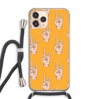 Rock: iPhone 11 Pro Max Transparant Hoesje met koord