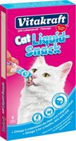 Cat-Liquid snack zalm & omega 6 stuks - Vitakraft