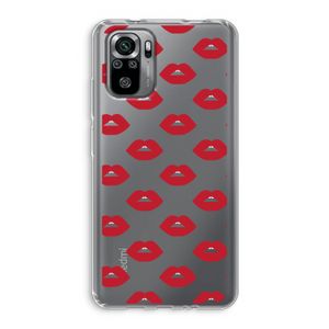 Lips: Xiaomi Redmi Note 10S Transparant Hoesje