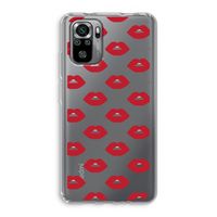 Lips: Xiaomi Redmi Note 10S Transparant Hoesje