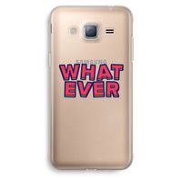 Whatever: Samsung Galaxy J3 (2016) Transparant Hoesje Whatever: Samsung Galaxy J3 (2016) Transparant Hoesje