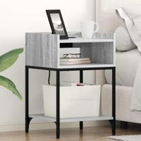 Nachtkastje met plank 2 pcs Grijs sonoma Bewerkt hout