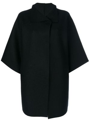 Harris Wharf London cape oversize à col pointu - Noir
