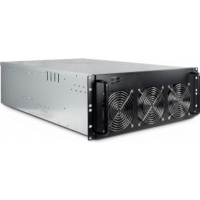 Inter-Tech 88887236 Rack Zwart, Grijs computerbehuizing