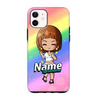 Chibi Maker vrouw: iPhone 12 mini Tough Case