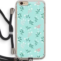 Small white flowers: iPhone 6 PLUS / 6S PLUS Transparant Hoesje met koord