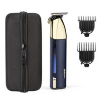 Draadloze baardtrimmer - BABYLISS - T992E Super-X Metal - 5 uur batterijduur - Goud & Marineblauwe editie