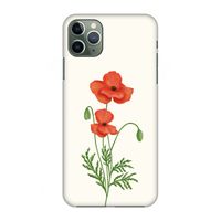 Red poppy: Volledig geprint iPhone 11 Pro Max Hoesje