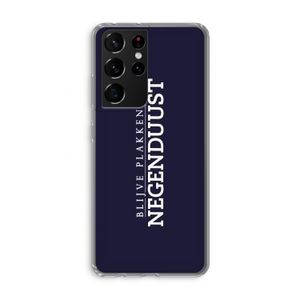 Blijve plakken in Negenduust: Samsung Galaxy S21 Ultra Transparant Hoesje