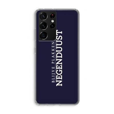 Blijve plakken in Negenduust: Samsung Galaxy S21 Ultra Transparant Hoesje