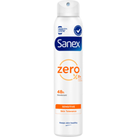 Sanex Zero% Sensitive Deodorant Spray 200ml bij Jumbo