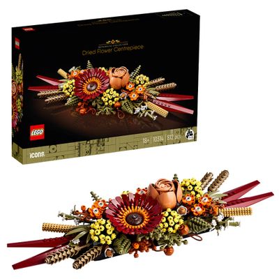 LEGO Botanicals bloemstuk met gedroogde bloemen 10314