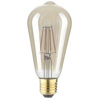 LightMe LM85058 LED-lamp E27 Ballon 4.5 W Barnsteen (Ø x l) 64 mm x 140 mm 1 stuk(s) - thumbnail