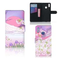 Huawei Y7 (2019) | Telefoonhoesje | Met pasjeshouder | Bird Flying