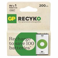 GP Batteries Recyko B2552 industrieel oplaadbare batterij/accu Nikkel-Metaalhydride (NiMH) 200 mAh 8,4 V - thumbnail