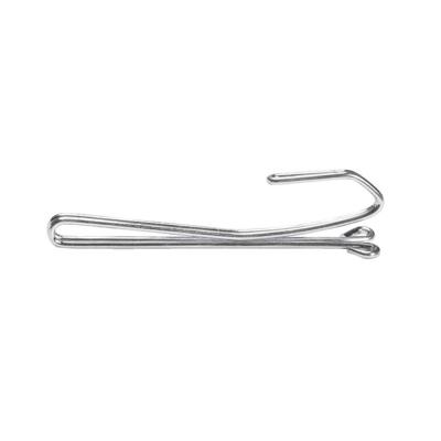 Leen Bakker - 25 Metalen Inschuifhaken Hoofdje 0 - Staal - Wit