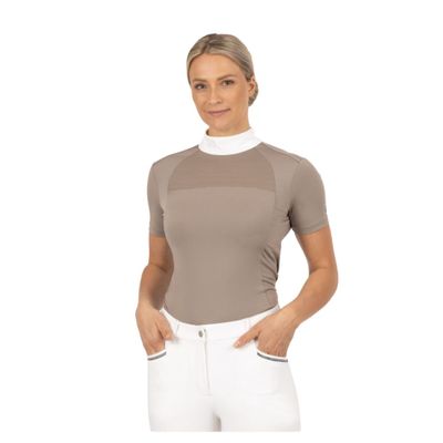 BR Cynthia Wedstrijdshirt bruin maat:l