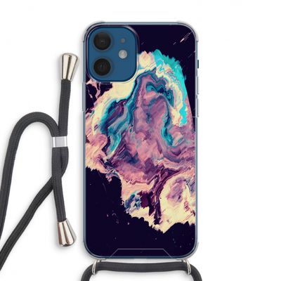 Cosmic Silence: iPhone 12 Transparant Hoesje met koord