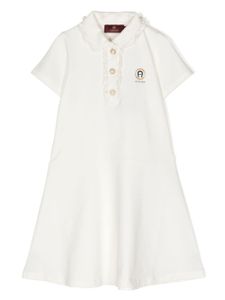 Aigner Kids robe à logo - Tons neutres