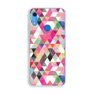 Gekleurde driehoekjes: Huawei Y6s Transparant Hoesje