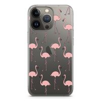 Anything Flamingoes: iPhone 13 Pro Transparant Hoesje